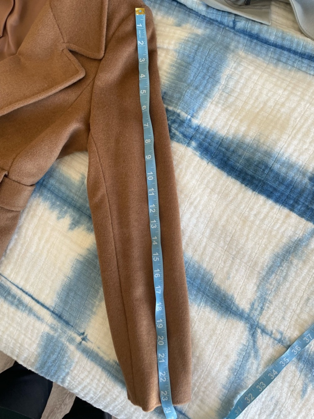Ralph Lauren Double Breasted Belted Full Length Camel Wool Coat - Picture 13 of 16